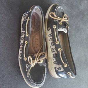 Leopard print Sperry Top-Sider